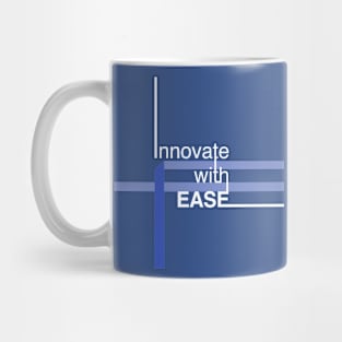 Innovate with EASE stripes with white text Mug